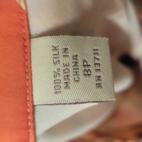 Valarie Stevens Geometric Print Silk Skirt - Picture 6 of 10